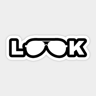 Look T-shirt Sticker